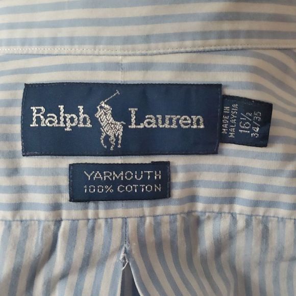 RALPH LAUREN BUTTON UP SHIRT - Picture 3 of 4